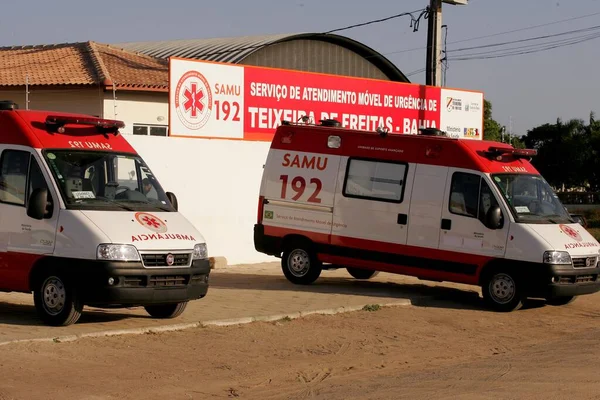 Teixeira Freitas Bahia Brazil September Tdecember 2010 Ambulance First Aid — 图库照片