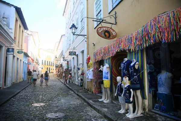 Salvador Bahia Brazil March 2022 Craft Shop Souvenirs Pelourinho Historical — 图库照片