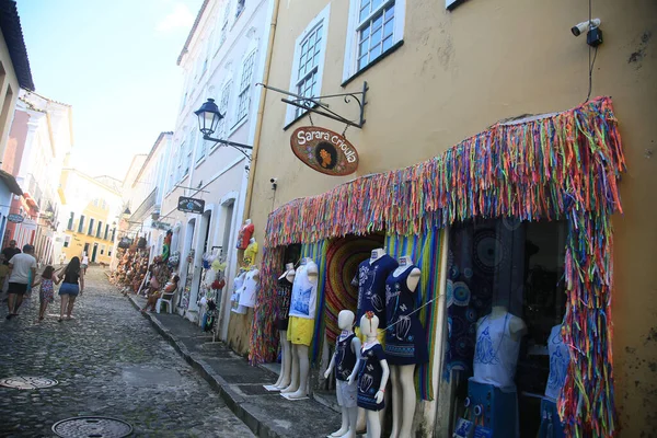 Salvador Bahia Brazil March 2022 Craft Shop Souvenirs Pelourinho Historical — 图库照片