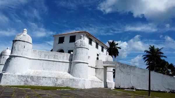 Salvador Bahia Brazil March 2022 Вид Форт Монте Серрат Районі — стокове фото