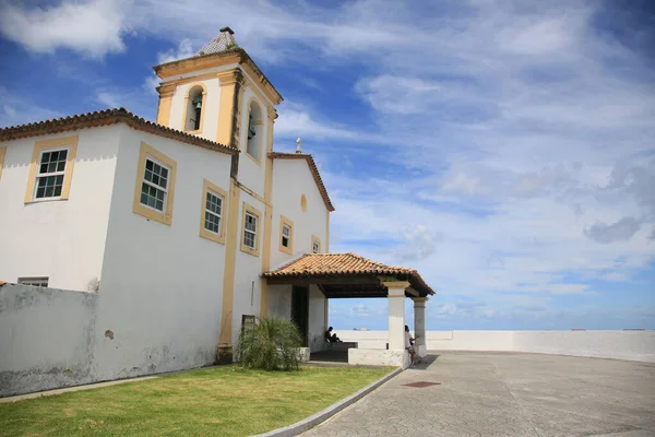 ブラジル バヒア州サラドール2022年3月28日 サルバドール市ポンタ フマイタ地域の教会と修道院ノサ セノラ モンテ セラット — ストック写真