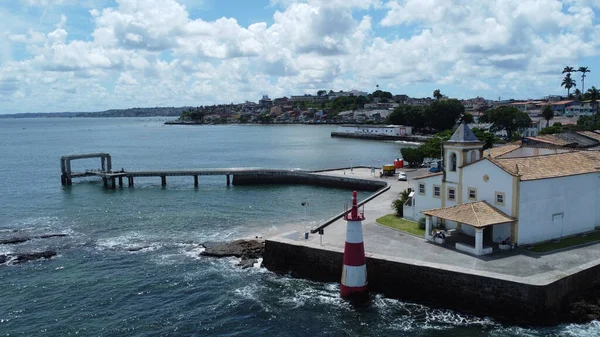 Salvador Bahia Brasil Março 2022 Igreja Mosteiro Nossa Senhora Monte — Fotografia de Stock