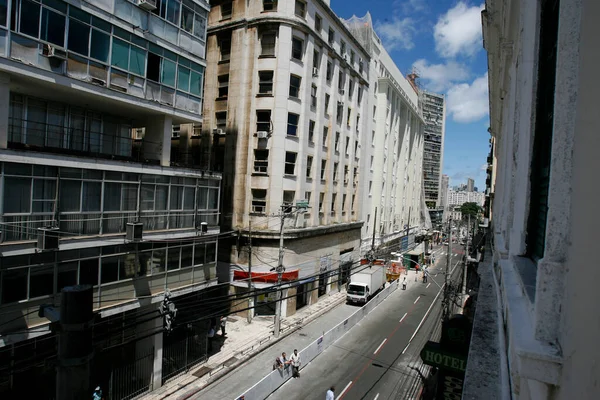 Salvador Bahia Brazil September 2016 View Chile Street Old Center — стокове фото