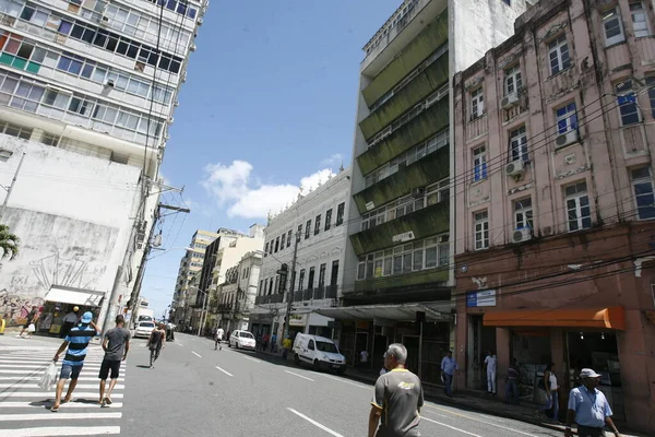 Salvador Bahia Brasil Setembro 2016 Vista Rua Chile Centro Velho — Fotografia de Stock