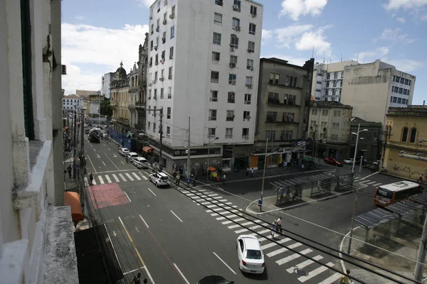 Salvador Bahia Brazil September 2016 View Chile Street Old Center — стокове фото