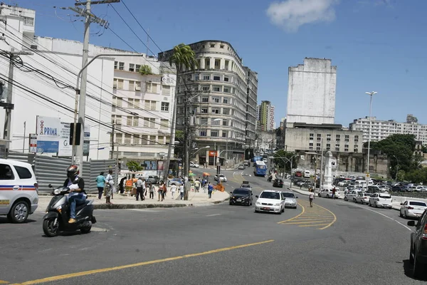 Salvador Bahia Brazil September 2016 Utsikt Över Castro Alves Torg — Stockfoto