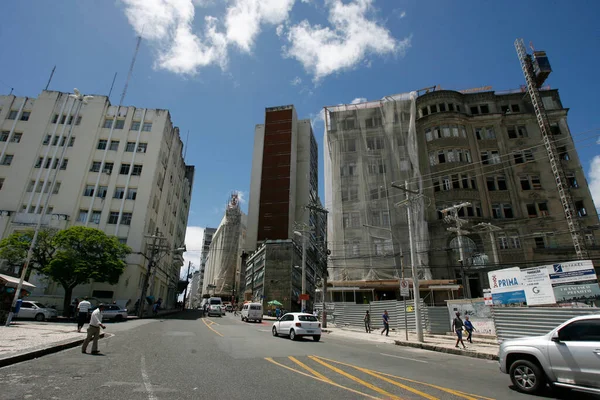 Salvador Bahia Brasil Setembro 2016 Vista Praça Castro Alves Centro — Fotografia de Stock