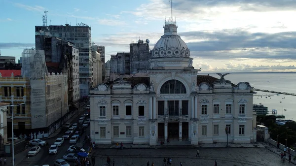 Salvador Bahia Brazil Апреля 2022 Года Вид Palcaio Rio Branco — стоковое фото