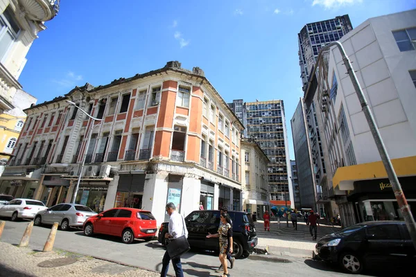 Salvador Bahia Brasil Agosto 2016 Prédios Comerciais Bairro Comercio Centro — Fotografia de Stock