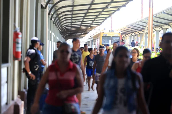 2016年9月17日ブラジル バイーア州サラドール サルバドールのカルカダ近郊の近郊電車 — ストック写真