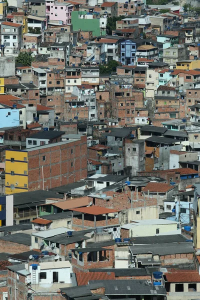 2017 Salvador Bahia Brazil January 2017 View Houses Next Favela — 스톡 사진