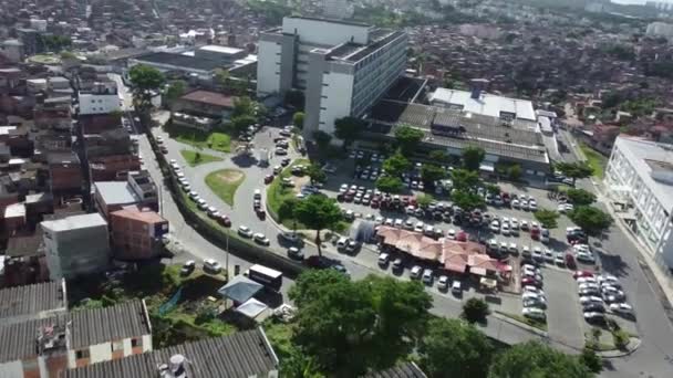 Salvador Bahia Brazil April 2022 Aerial View General Roberto Santos — Vídeo de stock