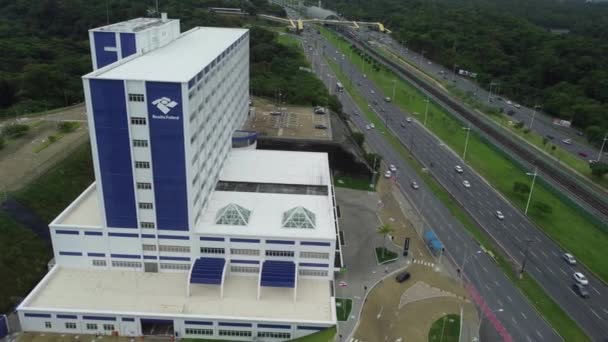 Salvador Bahia Brasil Abril 2022 Edifício Receita Federal Brasil Cidade — Vídeo de Stock