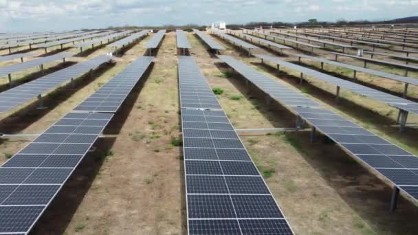 Oliveira Dos Brejinhos Bahia Brazil 2022 Номерні Знаки Сонячної Енергії — стокове відео