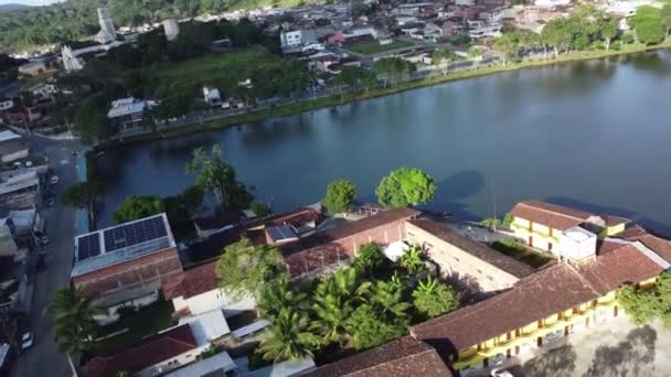Itajuipe Bahia Brazil Maj 2022 Utsikt Över Sjön Staden Itajuipe — Stockvideo