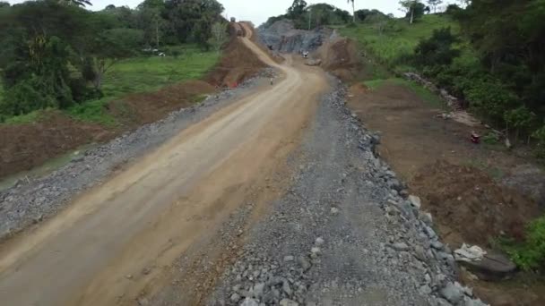 Ilheus Bahia Brasil Maio 2022 Construção Rodovia 649 Que Liga — Vídeo de Stock