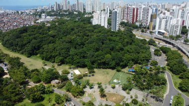 Salvador, Bahia, Brezilya - 28 Ocak 2022 Salvador 'daki Parque da Cidade manzarası