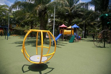 Salvador, Bahia, Brezilya - 28 Ocak 2022 Salvador 'daki Parque da Cidade manzarası