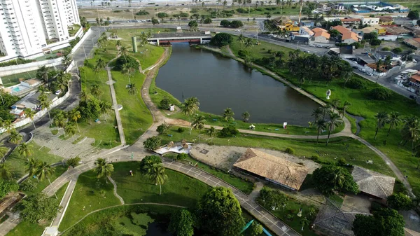 2022年1月27日 萨尔瓦多市皮特瓦库都市公园景观 — 图库照片