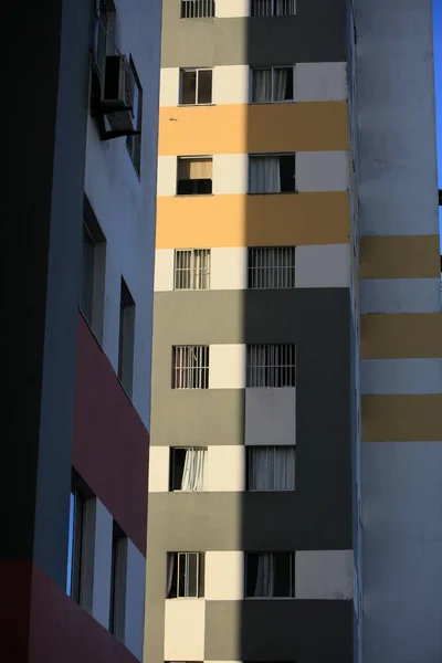 Salvador Bahia Brasil Junio 2022 Vista Edificio Residencial Condominio Clase — Foto de Stock