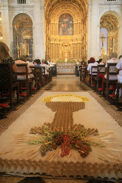 Salvador Bahia Braziliaans Juni 2022 Katholieken Vieren Corpus Christi Feestdag — Stockfoto