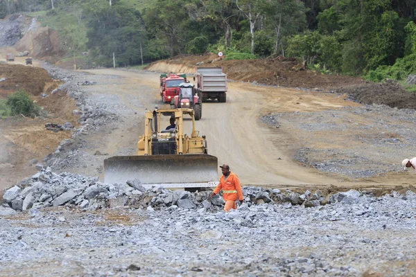 Ilheus Bahia Brazil May 2022 Construction Work 649 Highway Linking — Stock Photo, Image