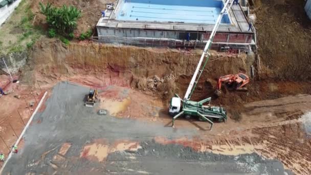 Salvador Bahia Brasil Junho 2022 Estrutura Pré Moldada Construção Hospital — Vídeo de Stock