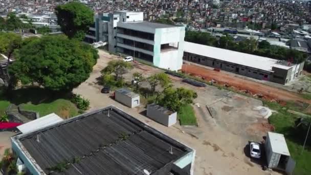 Salvador Bahia Brasilien Juni 2022 Fertigteilbau Für Ein Öffentliches Krankenhaus — Stockvideo