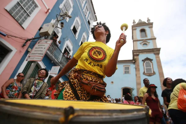 Salvador Bahia Brasil Julio 2022 Desfile Cívico Dois Julho Honor — Foto de Stock