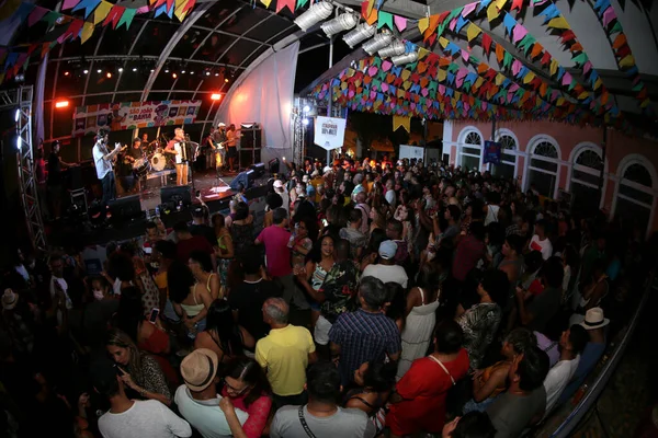 Salvador Bahia Brazil June 2022 Singer Cicinho Assis Party Honor — Foto Stock