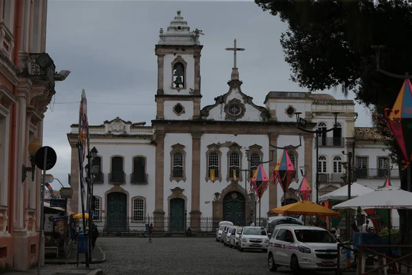 Salvador Bahia Brasil Junho 2022 Vista Igreja Terceira Ordem São — Fotografia de Stock
