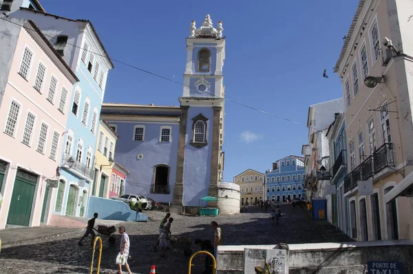 Salvador Bahia Brazil Maret 2014 Pemandangan Pusat Bersejarah Pelourinho Kota — Stok Foto