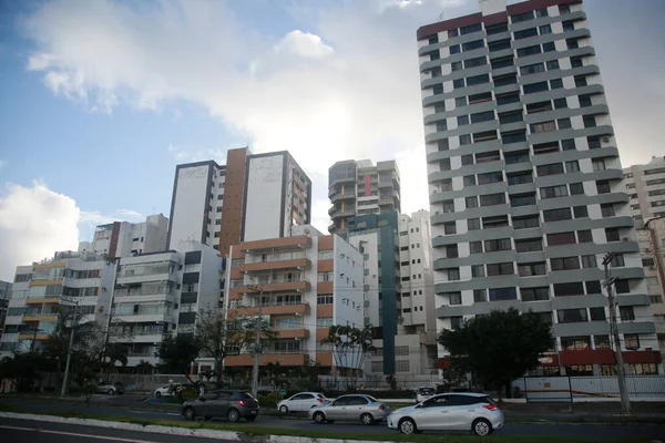 Salvador Bahia Brazil July 2022 Aerial View Residential Buildings Neighborhood — Foto de Stock