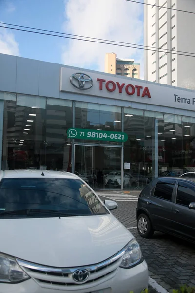 Salvador Bahia Brazil July 2022 Facade Toyota Manufacturer Dealership Salvador — Foto Stock