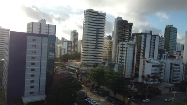 Salvador Bahia Brazylijski Lipca 2022 Widok Lotu Ptaka Budynki Mieszkalne — Wideo stockowe