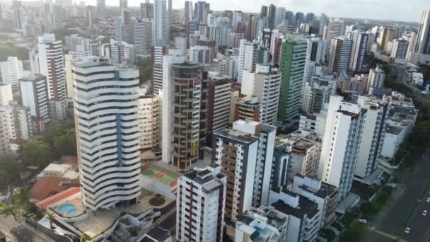 Salvador Bahia Brazil July 2022 Aerial View Residential Buildings Neighborhood — 비디오