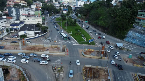Salvador Bahia Brazil July 2022 View Construction Site Exclusive Lane —  Fotos de Stock