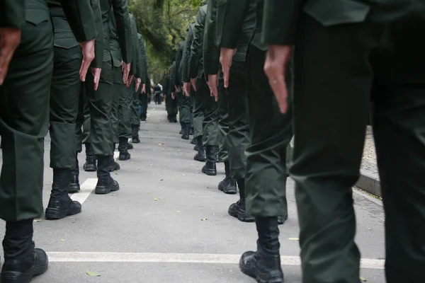 Salvador Bahia Brazil September 2022 Members Brazilian Army Participate Military — Stockfoto