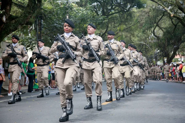 Salvador Bahia Brazil September 2022 Members Bahia Military Police Participate — Stock Fotó