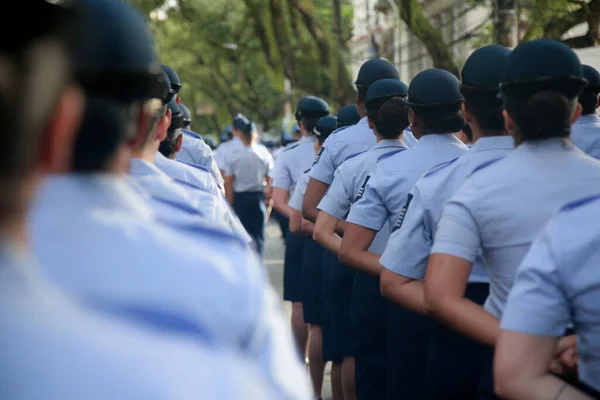 Salvador Bahia Brazil September 2022 Military Personnel Aeronautica Brazilian Air — Zdjęcie stockowe