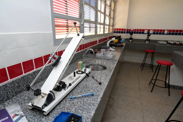 Santana Bahia Brasil Setembro 2022 Laboratório Uma Escola Pública Estadual — Fotografia de Stock
