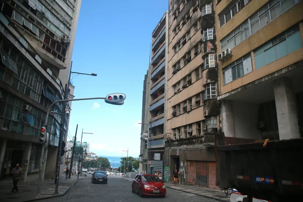 Salvador Bahia Brasil Setembro 2022 Vista Rua Chile Centro Histórico — Fotografia de Stock