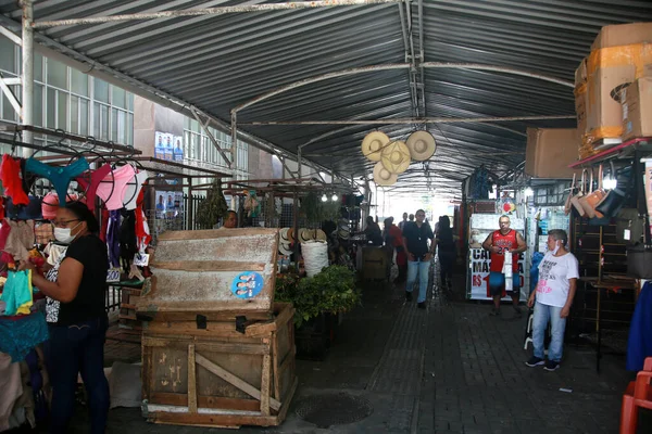 Salvador Bahia Brezilya Eylül 2022 Salvador Daki Rua Forca Manzarası — Stok fotoğraf