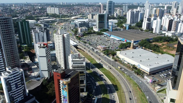 Salvador Bahia Brasil Septiembre 2022 Vista Construcción Carril Exclusivo Para —  Fotos de Stock