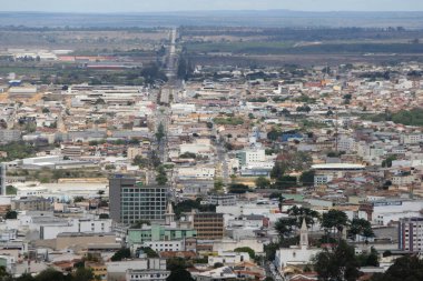 Vitoria da Conquista, Bahia, Brezilya - 14 Ekim 2022: Güneybatı Bahia 'daki Vitoria da Conquista şehri.