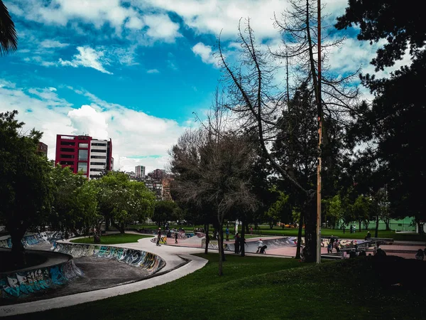 Central Park Stad Latijns Amerika — Stockfoto