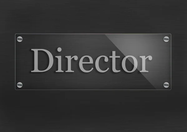 Directeur de plaque — Photo