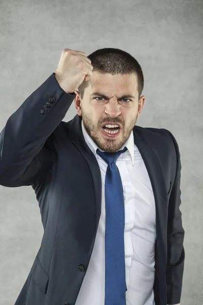 Empresário gritando — Fotografia de Stock