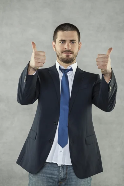 Positive businessman — Stock Photo, Image