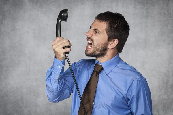 I release you by the phone — Stock Photo, Image